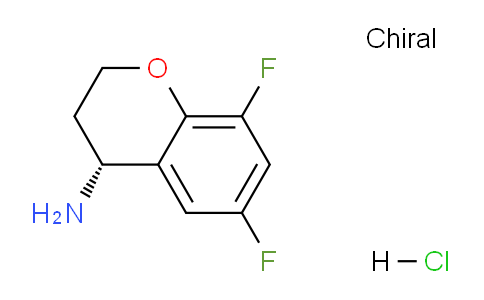 CAS No. 911826-06-7, (R)-6,8-Difluorochroman-4-amine hydrochloride