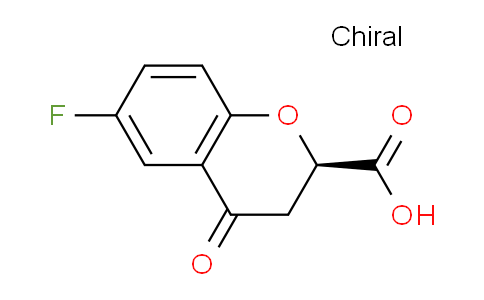 CAS No. 118803-70-6, (R)-6-Fluoro-4-oxochroman-2-carboxylic acid