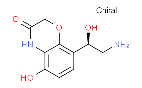 CAS No. 1179336-43-6, (R)-8-(2-Amino-1-hydroxyethyl)-5-hydroxy-2H-benzo[b][1,4]oxazin-3(4H)-one