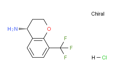 CAS No. 1392219-03-2, (R)-8-(Trifluoromethyl)chroman-4-amine hydrochloride