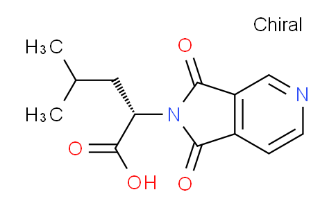 CAS No. 1212195-99-7, (S)-2-(1,3-Dioxo-1H-pyrrolo[3,4-c]pyridin-2(3H)-yl)-4-methylpentanoic acid