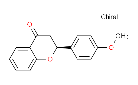 CAS No. 3034-08-0, (S)-2-(4-Methoxyphenyl)chroman-4-one
