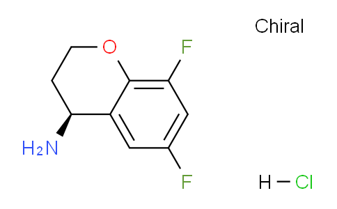 CAS No. 1187928-90-0, (S)-6,8-Difluorochroman-4-amine hydrochloride