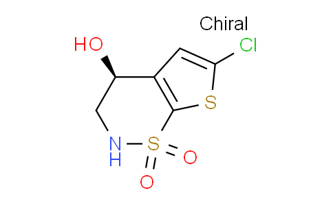 CAS No. 160982-16-1, (S)-6-Chloro-4-hydroxy-3,4-dihydro-2H-thieno[3,2-e][1,2]thiazine 1,1-dioxide