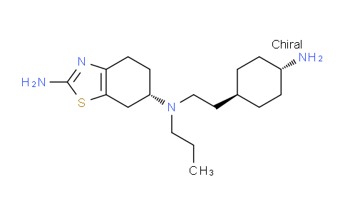 CAS No. 1393886-88-8, (S)-N6-[2-(trans-4-Aminocyclohexyl)ethyl]-N6-propyl-4,5,6,7-tetrahydrobenzothiazole-2,6-diamine