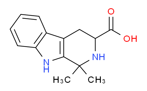 CAS No. 73198-03-5, 1,1-Dimethyl-2,3,4,9-tetrahydro-1H-pyrido[3,4-b]indole-3-carboxylic acid