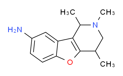 CAS No. 298213-31-7, 1,2,4-Trimethyl-1,2,3,4-tetrahydrobenzofuro[3,2-c]pyridin-8-amine