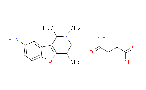 CAS No. 1228070-78-7, 1,2,4-Trimethyl-1,2,3,4-tetrahydrobenzofuro[3,2-c]pyridin-8-amine succinate