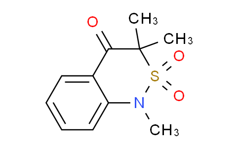 CAS No. 1034193-46-8, 1,3,3-Trimethyl-1H-benzo[c][1,2]thiazin-4(3H)-one 2,2-dioxide