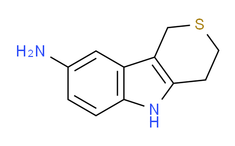 CAS No. 32451-51-7, 1,3,4,5-Tetrahydrothiopyrano[4,3-b]indol-8-amine