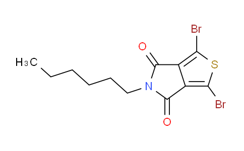 CAS No. 566939-56-8, 1,3-Dibromo-5-hexyl-4H-thieno[3,4-c]pyrrole-4,6(5H)-dione