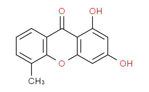 CAS No. 50493-39-5, 1,3-Dihydroxy-5-methyl-9H-xanthen-9-one