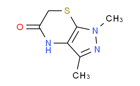 CAS No. 13568-76-8, 1,3-Dimethyl-1,4-dihydropyrazolo[3,4-b][1,4]thiazin-5(6H)-one