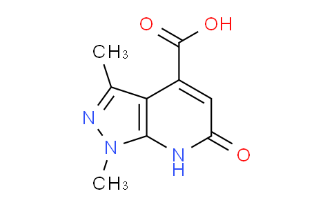 CAS No. 1160246-28-5, 1,3-Dimethyl-6-oxo-6,7-dihydro-1H-pyrazolo[3,4-b]pyridine-4-carboxylic acid