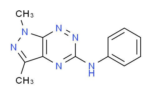 CAS No. 1606992-08-8, 1,3-Dimethyl-N-phenyl-1H-pyrazolo[4,3-e][1,2,4]triazin-5-amine