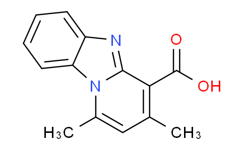 CAS No. 10326-57-5, 1,3-Dimethylbenzo[4,5]imidazo[1,2-a]pyridine-4-carboxylic acid