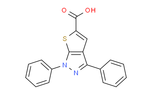 CAS No. 24086-34-8, 1,3-Diphenyl-1H-thieno[2,3-c]pyrazole-5-carboxylic acid