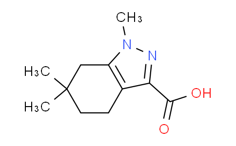 CAS No. 1233243-59-8, 1,6,6-Trimethyl-4,5,6,7-tetrahydro-1H-indazole-3-carboxylic acid