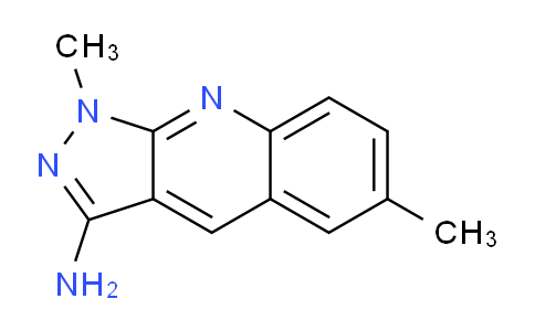 CAS No. 1017465-47-2, 1,6-Dimethyl-1H-pyrazolo[3,4-b]quinolin-3-amine