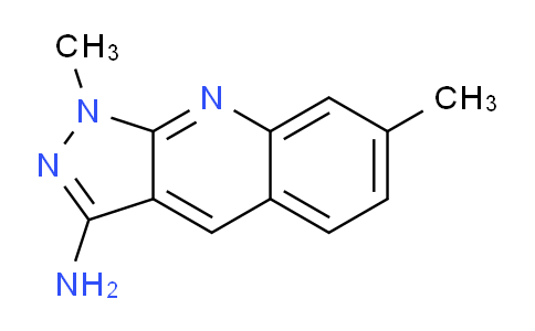 CAS No. 1017405-01-4, 1,7-Dimethyl-1H-pyrazolo[3,4-b]quinolin-3-amine