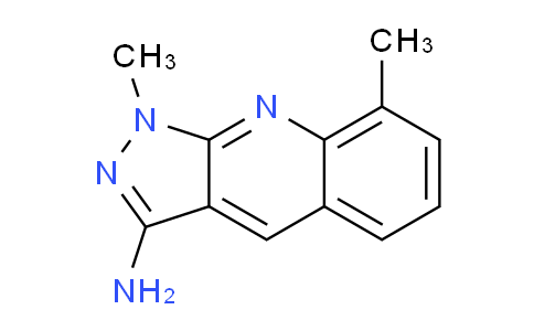 CAS No. 1017430-78-2, 1,8-Dimethyl-1H-pyrazolo[3,4-b]quinolin-3-amine
