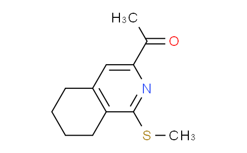CAS No. 184895-82-7, 1-(1-(Methylthio)-5,6,7,8-tetrahydroisoquinolin-3-yl)ethanone