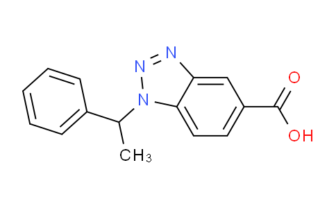 CAS No. 931586-32-2, 1-(1-Phenylethyl)-1H-benzo[d][1,2,3]triazole-5-carboxylic acid