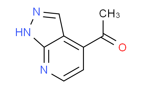 CAS No. 1956385-45-7, 1-(1H-Pyrazolo[3,4-b]pyridin-4-yl)ethanone
