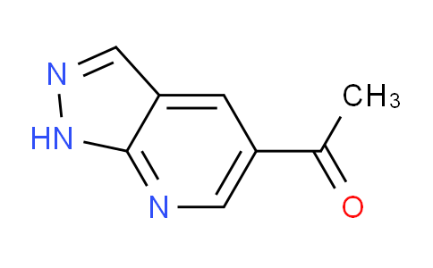 CAS No. 1256794-87-2, 1-(1H-Pyrazolo[3,4-b]pyridin-5-yl)ethanone