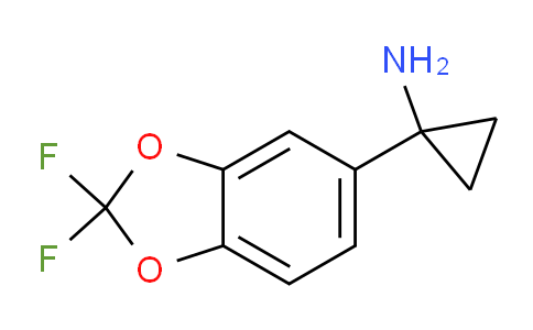 CAS No. 1196157-40-0, 1-(2,2-Difluorobenzo[d][1,3]dioxol-5-yl)cyclopropanamine