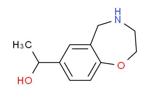 CAS No. 1314913-84-2, 1-(2,3,4,5-Tetrahydrobenzo[f][1,4]oxazepin-7-yl)ethanol