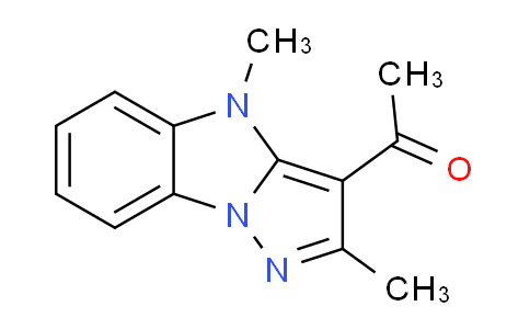 CAS No. 75380-54-0, 1-(2,4-Dimethyl-4H-benzo[4,5]imidazo[1,2-b]pyrazol-3-yl)ethanone