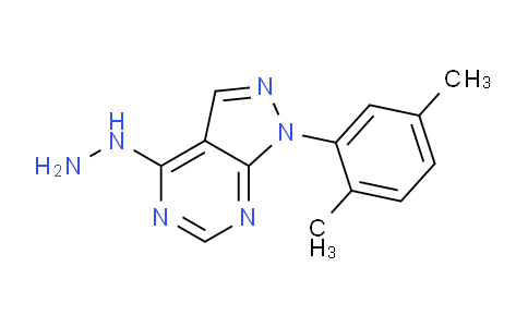 CAS No. 1416345-96-4, 1-(2,5-Dimethylphenyl)-4-hydrazinyl-1H-pyrazolo[3,4-d]pyrimidine