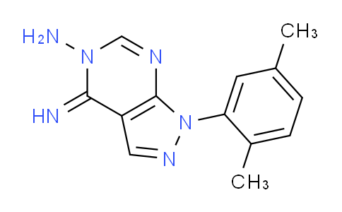 CAS No. 1416341-63-3, 1-(2,5-Dimethylphenyl)-4-imino-1H-pyrazolo[3,4-d]pyrimidin-5(4H)-amine