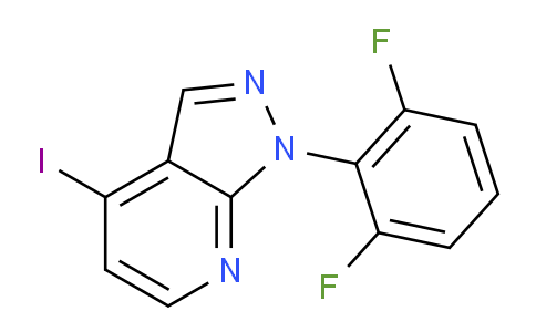 CAS No. 1356054-83-5, 1-(2,6-Difluorophenyl)-4-iodo-1H-pyrazolo[3,4-b]pyridine