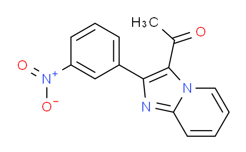 CAS No. 1301138-36-2, 1-(2-(3-Nitrophenyl)imidazo[1,2-a]pyridin-3-yl)ethanone