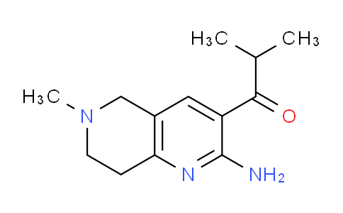 CAS No. 1447963-29-2, 1-(2-Amino-6-methyl-5,6,7,8-tetrahydro-1,6-naphthyridin-3-yl)-2-methylpropan-1-one