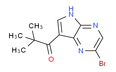 CAS No. 1184852-23-0, 1-(2-Bromo-5H-pyrrolo[2,3-b]pyrazin-7-yl)-2,2-dimethylpropan-1-one