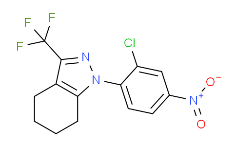 CAS No. 1018127-25-7, 1-(2-Chloro-4-nitrophenyl)-3-(trifluoromethyl)-4,5,6,7-tetrahydro-1H-indazole