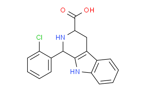 CAS No. 449797-42-6, 1-(2-Chlorophenyl)-2,3,4,9-tetrahydro-1H-pyrido[3,4-b]indole-3-carboxylic acid