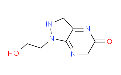 CAS No. 97205-51-1, 1-(2-Hydroxyethyl)-1H-pyrazolo[3,4-b]pyrazin-5(4H)-one