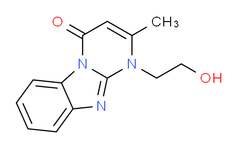 CAS No. 932232-98-9, 1-(2-Hydroxyethyl)-2-methylbenzo[4,5]imidazo[1,2-a]pyrimidin-4(1H)-one