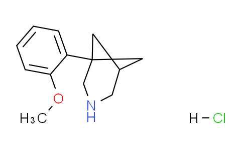 CAS No. 1823887-94-0, 1-(2-Methoxyphenyl)-3-azabicyclo[3.1.1]heptane hydrochloride