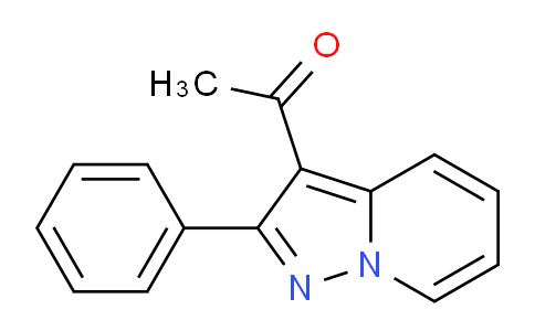 CAS No. 122643-81-6, 1-(2-Phenylpyrazolo[1,5-a]pyridin-3-yl)ethanone