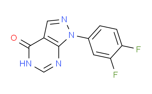 CAS No. 1082528-72-0, 1-(3,4-Difluorophenyl)-1H-pyrazolo[3,4-d]pyrimidin-4(5H)-one