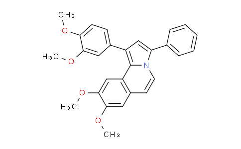 CAS No. 886362-22-7, 1-(3,4-Dimethoxyphenyl)-8,9-dimethoxy-3-phenylpyrrolo[2,1-a]isoquinoline