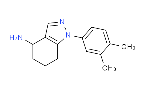 CAS No. 1228551-83-4, 1-(3,4-Dimethylphenyl)-4,5,6,7-tetrahydro-1H-indazol-4-amine