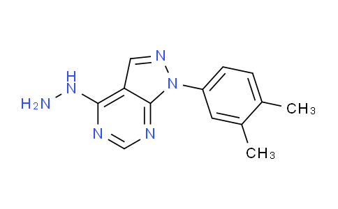 CAS No. 1203045-83-3, 1-(3,4-Dimethylphenyl)-4-hydrazinyl-1H-pyrazolo[3,4-d]pyrimidine