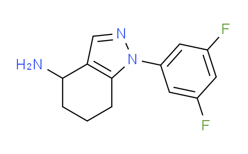 CAS No. 1228552-56-4, 1-(3,5-Difluorophenyl)-4,5,6,7-tetrahydro-1H-indazol-4-amine