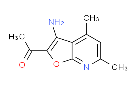 CAS No. 260549-55-1, 1-(3-Amino-4,6-dimethylfuro[2,3-b]pyridin-2-yl)ethanone
